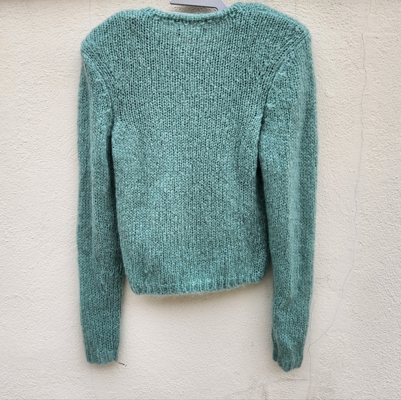 Isabel Marant Erin Seafoam Knit Wool Mohair Pullover Sweater - Picture 6 of 13